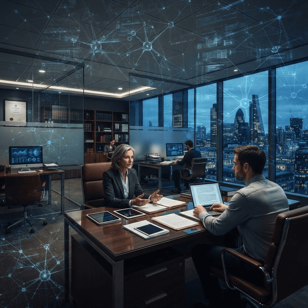 AI governance and compliance background