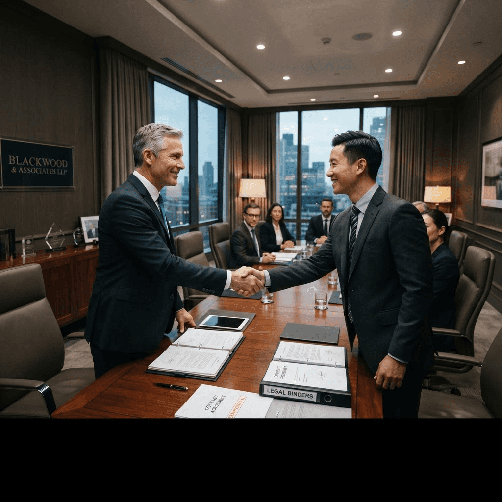 Business law and commercial contracts background
